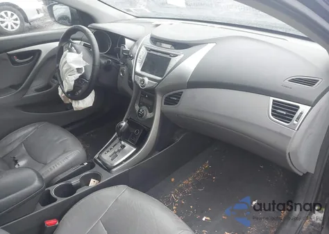 2013 Hyundai Elantra Limited from USA, damaged, VIN KMHDH4AEXDU720685